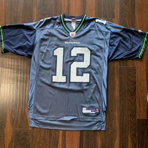 Reebok Seattle Seahawks Equipment NFL replica jersey men’s LG